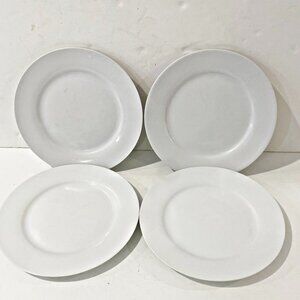 Pottery Barn Caterer's Set of 4 Salad Plates 7.5" White